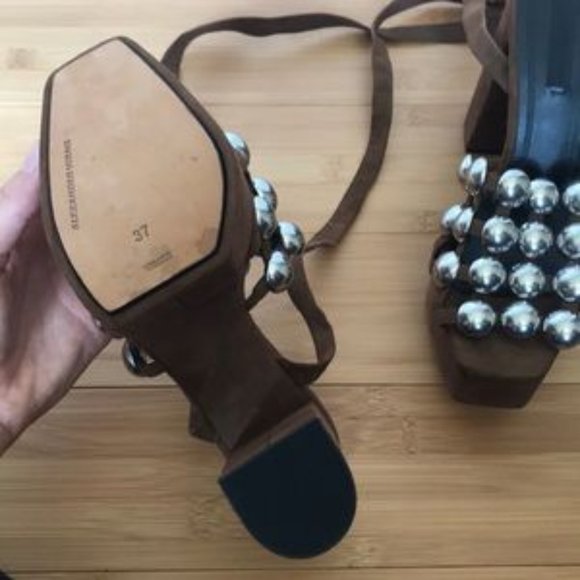 Alexander Wang Strappy Caged Sandals Platforms - Picture 7 of 9